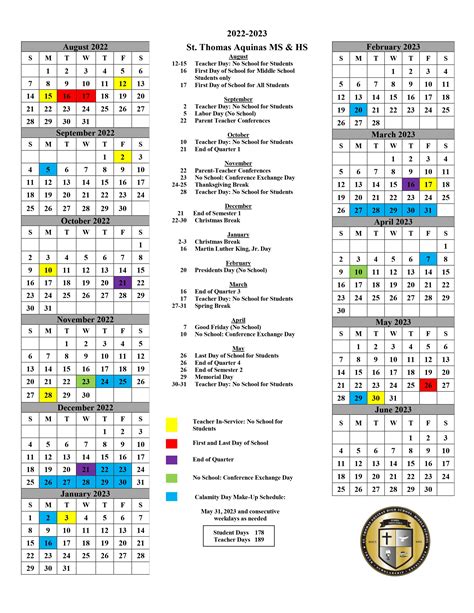 Sccs Calendar