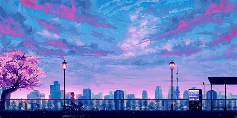 Aesthetic Anime Scenery HD Wallpapers. Tons of awesome aesthetic anime scenery HD wallpapers to download for free. You can also upload and share your favorite aesthetic anime scenery HD wallpapers. HD wallpapers and background images. . 