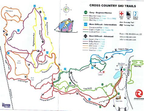 Scenic Caves Nature Adventures Trail Map, Guide