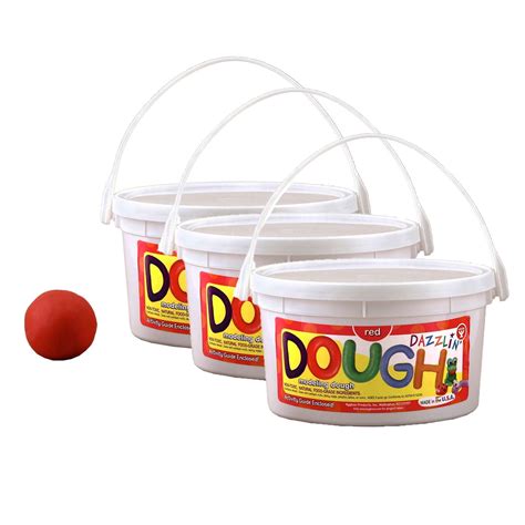 Scented Dazzlin’ Dough, Red (Watermelon), 3 lb. tub