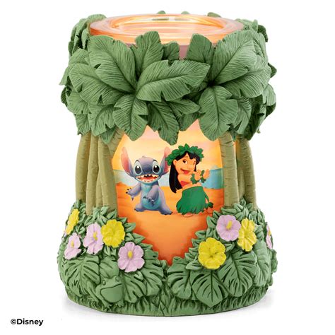 Description View the Disney Lilo & Stitch Scentsy Collection The Disney Stitch – Scentsy Warmer highlights the cute side of Lilo’s often-mischievous sidekick. Crafted with a little aloha, there’s a cutout in the shape of Stitch’s markings on the lid to release warmth and fragrance. And Disney fans will surely swoon for Stitch’s sweet .... 