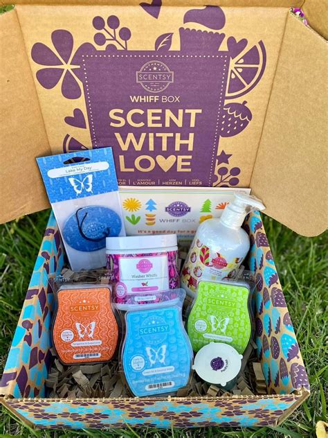 Scentsy may whiff box. Hey Friends! It's a new month which means we have a new Whiff Box to unbox together!! This is a fantastic box with a great value!! Thank You For Watching!... 
