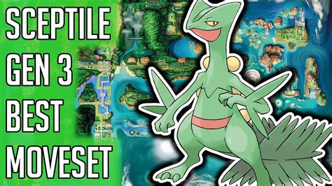 All the moves that #252 Treecko can learn in Generatio