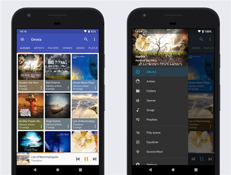 Schöner Android Musikplayer