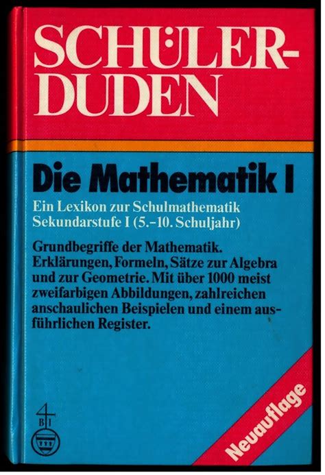 Schülerduden, die mathematik. - English 3 semester 2 study guide.
