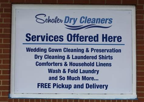 Schafer Dry Cleaning Co. in Brooklyn, MI 49230 - (517) 592-3254