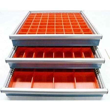 Schaller 112 Pc Red Plastic Box Assortment 2" Deep - Three (3) Sizes