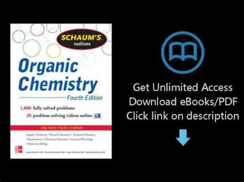 Read Schaums Outline Of Organic Chemistry 1806 Solved Problems  24 Videos By Herbert Meislich