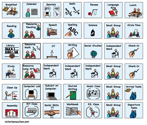 Schedule, Activity and Task Cards Visual schedule autism, Schedule