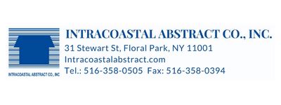 Schedule Appointment with Intracoastal Abstract Co., Inc.