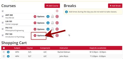 Schedule Builder - Stony Brook University