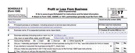 Schedule C Business Code For Doordash