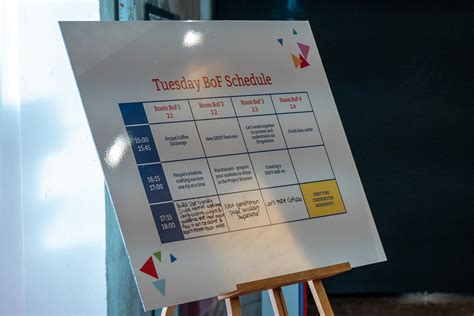 Schedule DrupalCon