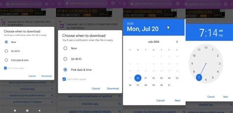 Schedule File Downloads in Chrome for Android Soon 
