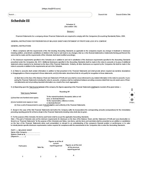 Schedule II - Companies Act Integrated Ready Reckoner