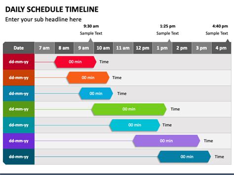 Schedule PowerPoint Slide Slides