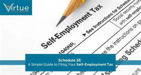 Schedule SE A Simple Guide to Filing the SelfEmployment Tax Form