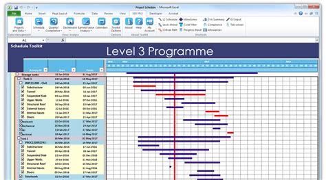 Schedule Toolkit View and Analyse XER and MPP Files in Excel
