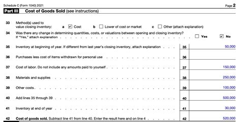 Schedule c inventory.  If your business involves inventory, proper accounting is required to...