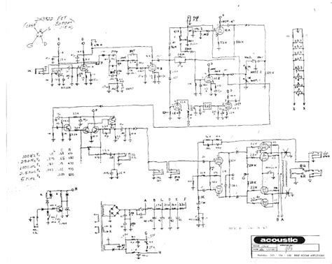 Schematic diagram manual acoustic 165 164 160 amplifier. - Yamaha fzr 750 ow01 service manual.