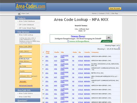 Schenectady area code.  Get the NPA NXX (area code and prefix) as well as mu...