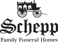 Schepp funeral home obituaries. .  ...