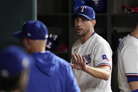 Scherzer roughed up by Astros in return from injury, leaving with Rangers down 5 in loss