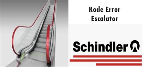 Schindler Escalator Error Codes