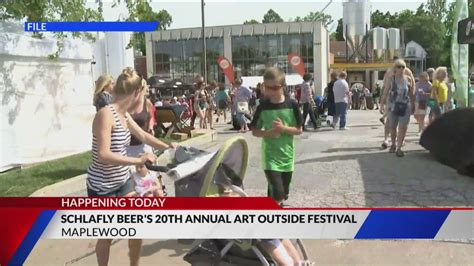 Schlafly Beer's 20th annual 'Art Outside Festival' returning this weekend