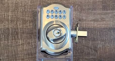 Schlage Turn Lock Feature Not Working. A turn lock feature allows you to lock the door from outside by pressing the Schlage button and rotating the thumb turn. If you have not enabled the feature, you will have to enter the code on the outside while leaving the place to have it locked.. 