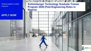 Schlumberger graduate trainee 2026.  Applications for 2026 PhD and Post-Doc f...