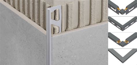 Schluter corner trim.  Use Schluter Inside Corner Movement Joints to ac...