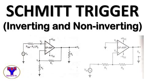 Schmitt Trigger: How Schmitt Trigger Works? (Inverting & Non-Inverting