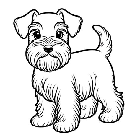 Schnauzer Coloring Page