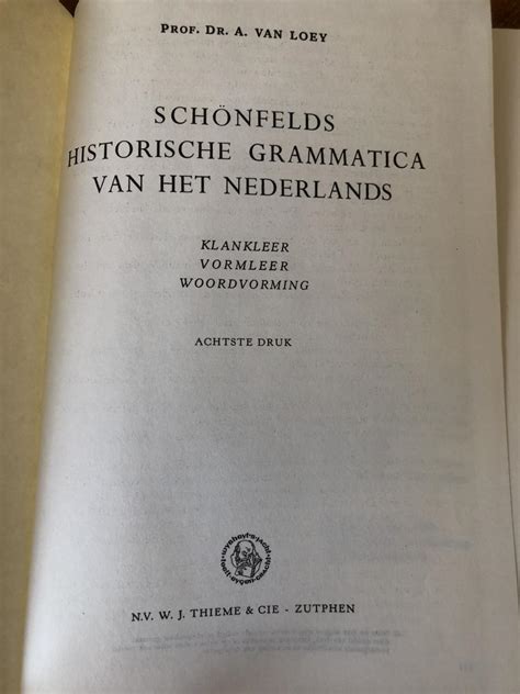 Schönfelds historische grammatica van het nederlands. - Kirche und staat in der ersten und zweiten republik.