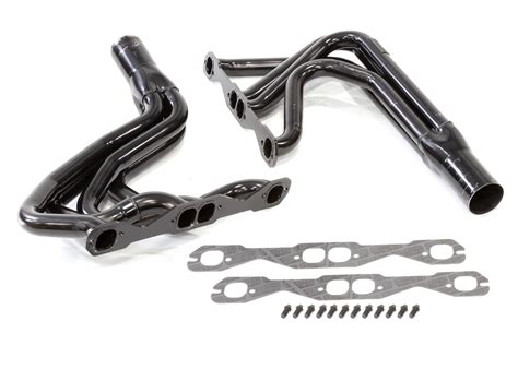 Schoenfeld headers. Schoenfeld Truck Tractor Pull Headers Schoenfeld truck tractor pull headers are available with different exit points and tube diameters to meet your Chevy, Ford, and Mopar requirements. They're manufactured from heavy-gauge steel, and many of them feature 5/16 in. thick flanges—so they'll clear most of the accessories on your engine. 