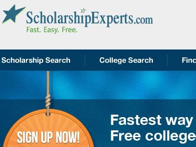 Scholarshipexperts.com. Find scholarships and free college money. ScholarshipExperts.com has a fast and easy scholarship search service to help students and parents find free scholarships to pay for college. Start your free college scholarship search today. Visit Site: scholarshipexperts.com. Saving Tips - Current Coupons - Reviews - Share Coupons 