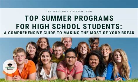 Scholarships for summer programs for high school students.  World Schola...