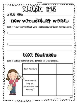 Scholastic News Printables Common Core Aligned Common core aligned