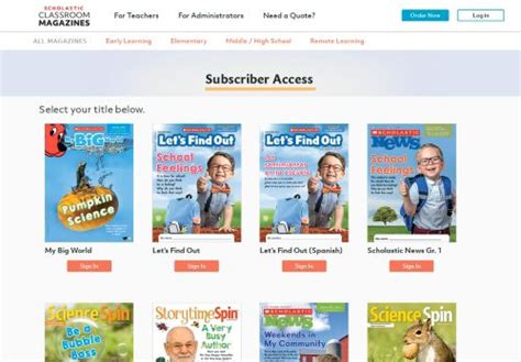 Elementary Magazines. Designed for teachers to help elementary students learn about current news, master math concepts, and enhance language skills.. 