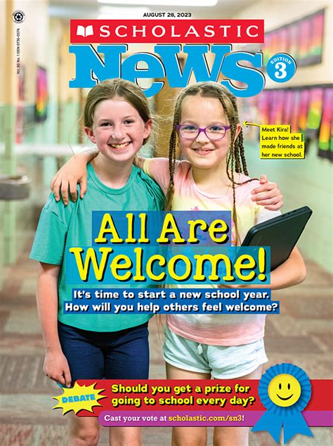 Scholastic news magazine grade 3. Students love it. Teachers need it. Scholastic News magazine builds knowledge and reading skills with current, on-level nonfiction JUST for grade 3. 