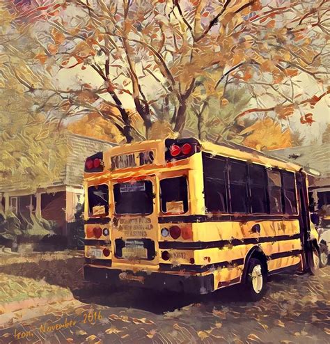 School Bus Painting