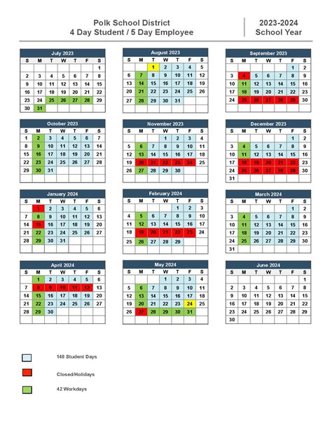 School Calendar / Overview