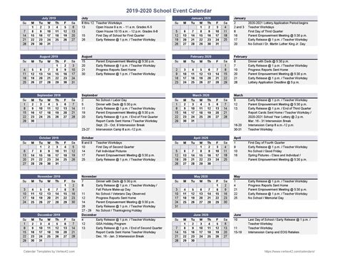 School Calendar Global Scholars Academy