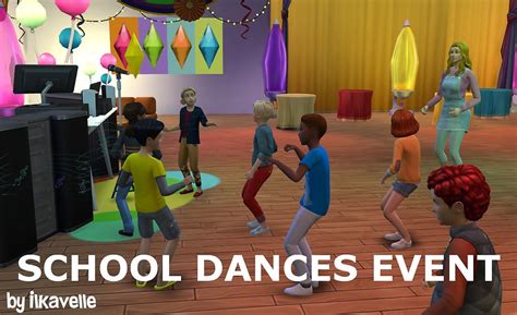 School Dances Event - Mods - The Sims 4 - CurseForge