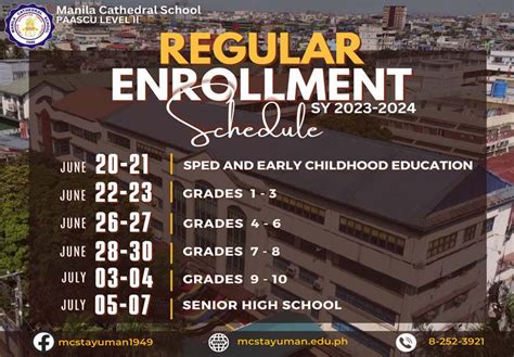 School Registration Enroll in MCS