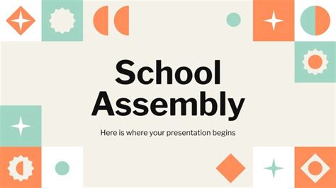 School assembly presentation.  The document discusses the purpose and objective...