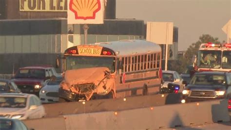 BUS DRIVER KILLED IN CRASH OFF I-290. The driver of a chartered school bus died Friday after the bus veered off the westbound Youngmann Highway in Amherst and broke through a fence before wrapping .... 
