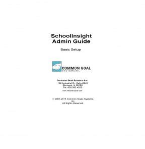 SchoolInsight Admin Guide