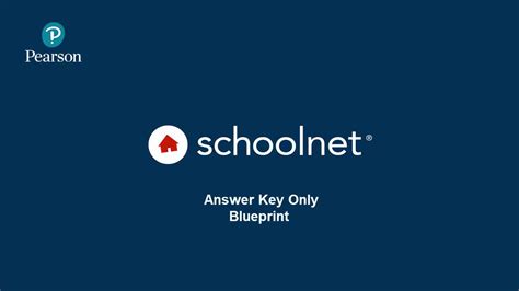 Schoolnet Answer Keys
